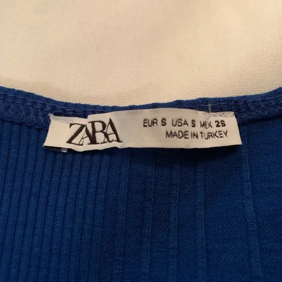 Zara Royal Blue top - Picture 3 of 3